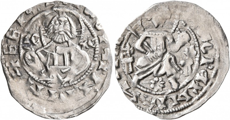 BULGARIA. Second Empire. Ivan Sracimir, 1356–1397. Half Gros (Silver, 18 mm, 0.6...