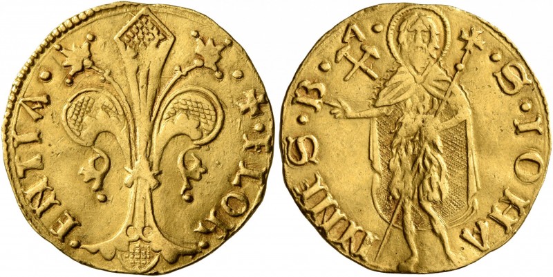 ITALY. Firenze. Repubblica, 1189-1532. Fiorino d’oro (Gold, 21 mm, 3.48 g, 12 h)...