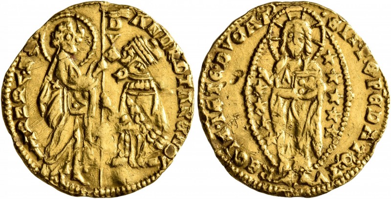 ITALY. Venezia (Venice). Andrea Contarini, 1367-1382. Ducat (Gold, 20 mm, 3.48 g...