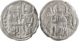 SERBIA. Stefan II Dragutin, king, 1276-1282. Gros (Silver, 20 mm, 1.39 g, 1 h). STEFAN - REX - STEFAN Stefan II standing facing on the left, holding a...