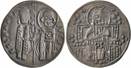 SERBIA. Stefan II Dragutin, as retired king, 1282-1316. Gros (Silver, 20 mm, 1.41 g, 1 h), circa 1300-1310. STEFANV - RVX - STEFV Stefan II standing f...