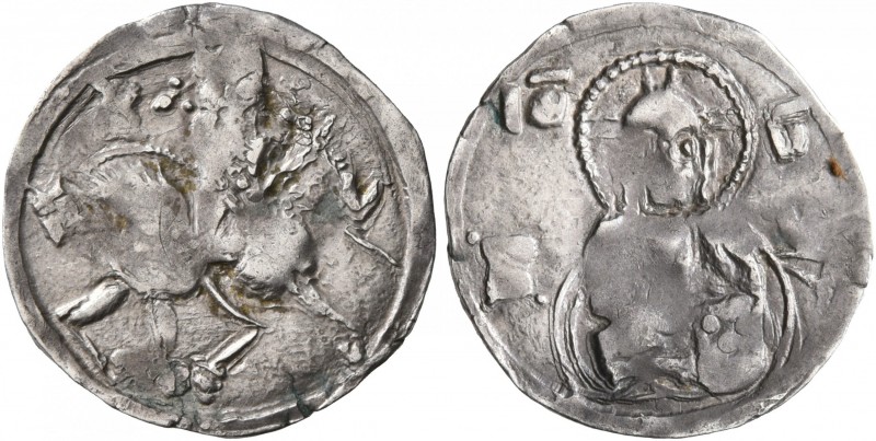 SERBIA. Stefan Uros V, as tsar, 1355-1371. Gros (Silver, 16 mm, 0.75 g, 9 h). St...