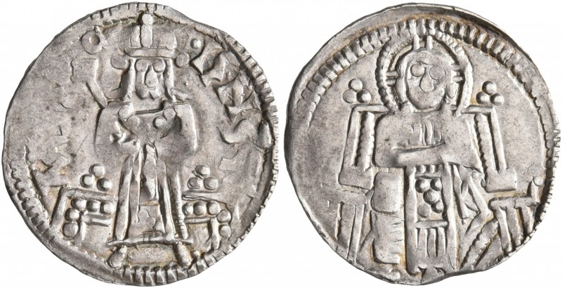 SERBIA. Stefan Lazar Hrebljanovic, Knez of Serbia, 1371-1389. Gros (Silver, 17 m...