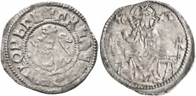 SERBIA. Djuradj I Brankovic, Despot, 1427-1456. Gros (Silver, 17 mm, 0.69 g, 11 h). Lion rampant to left within dotted circle; in outer margin, +ΓNb /...