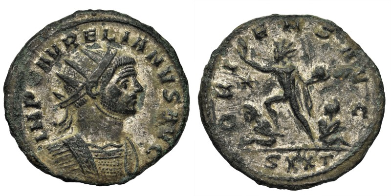 Cesarstwo Rzymskie, Aurelian (270-275), Antoninian bilonowy
 Mennica Ticinum. A...