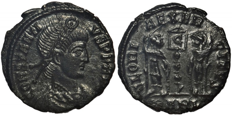 Cesarstwo Rzymskie, Konstancjusz II (324-361), Follis - rzadki
 Mennica Arles c...