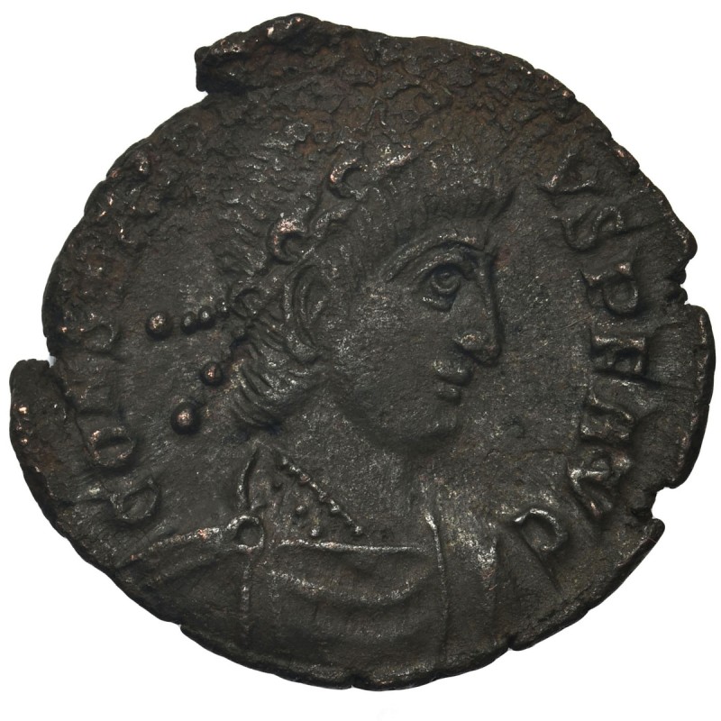 Cesarstwo Rzymskie, Konstancjusz II (324-361), Follis - rzadki
 Mennica Arles c...