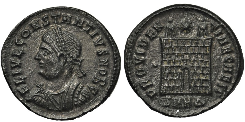 Cesarstwo Rzymskie, Konstancjusz II (324-361), Follis 
 Mennica Heraclea circa ...
