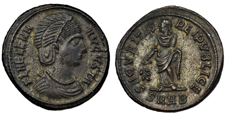 Cesarstwo Rzymskie, Helena jako Augusta (325-329), Follis 
 Mennica Heraclea ci...