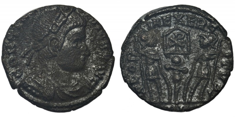 Cesarstwo Rzymskie, Konstans (337-350), Follis - rzadszy
 Mennica Lugdunum (Lyo...