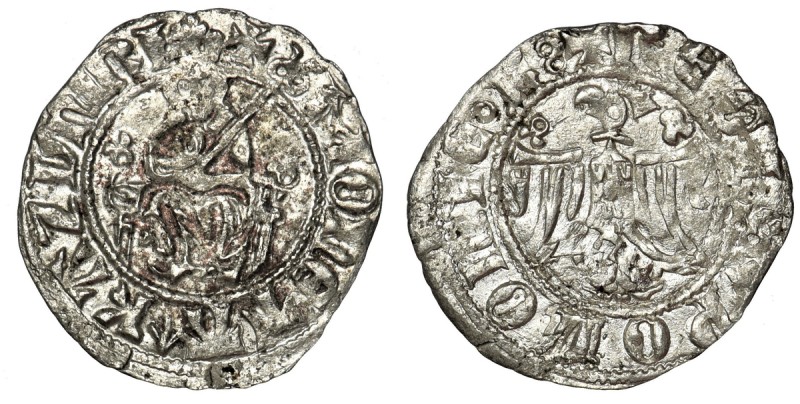 Kazimierz III Wielki, Półgrosz (Kwartnik) Kraków
 Kazimierz III Wielki (1333-13...
