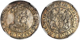 Zygmunt III Waza, Ort Gdańsk 1617 - NGC MS62 - PIĘKNY