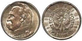 Piłsudski, 2 złote 1934 - PCGS MS63