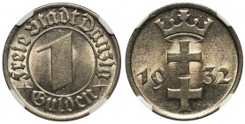 Wolne Miasto Gdańsk, 1 gulden 1932 - NGC MS62