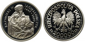 Kazimierz IV Jagiellończyk, 200.000 złotych 1993 - Półpostać