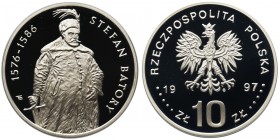 Stefan Batory, 10 złotych 1997 - Półpostać