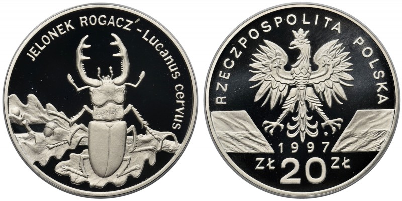 Jelonek Rogacz, 20 złotych 1997
 Pięknie zachowana. Nakład 15.000 sztuk. 

Gr...