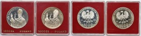 Zestaw, Próby Jan Paweł II 1.000 złotych 1982 (2 szt.)