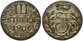 Niemcy, Jülich-Kleve-Berg, Joachim Murat, 3 stüber 1806 S