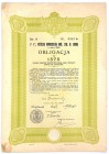 Lwów, Obligacja 4% Pożyczka Konwersyjna, 1575 złotych 1930