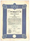Lwów, Obligacja 4% Pożyczka Konwersyjna, 75 złotych 1930