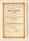 KUX SCHEIN Liebauer Kohlen Verein Kopalnia Lubawka, 1 kuks 1875