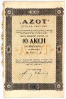 AZOT Spółka Akcyjna w Borach, Em.1, 10x10 złotych 1927