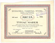 Bydgoska Fabryka Mydła, 1000 marek 1921