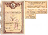 S.A. Fabryk Chemicznych i Huty Szklanej Kijowski Scholtze i S-ka w Warszawie, Em.1, 100 złotych 1926