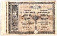 Galicyjskie Akcyjne Zakłady Górnicze, 200 koron 1907