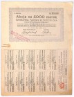 Garbarnia Parowa W. SAWICKI i S-ka Tow. Akc. W Opalenicy, Em.2, 5000 marek 1922 - rzadsza