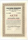 Fabryka Maszyn i Kotłów Parowych Tow. Akc. In Nikolai o.s., 1000 złotych 1922 - rzadka