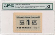 Germany, Buchenwald, 1 Wertmarke (1937-1945) - - PMG 53 David E.Seelye Collection