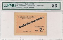 Germany, Buchenwald, 2 Wertmarke (1937-1945) - - PMG 53 David E.Seelye Collection