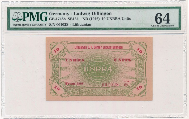 Germany, UNRRA Ludwig Dillingen (Munich) for displaced Lithuanians - 10 UNRRA Un...