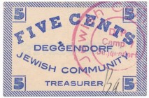 Germany, Deggendorf - 5 cents 1945