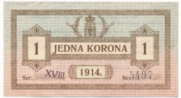 Lwów, 1 korona 1914 - Ser. XVIII