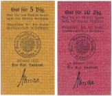 Koźmin, 5 i 10 fenigów 1917 (2szt.)