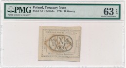 10 groszy 1794 - PMG 63 EPQ 2-ga nota