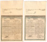 Obligacja na 300 złotych 1829 - Łubieński - PIĘKNA