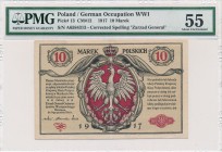 10 marek 1916 Generał biletów - PMG 55 - zawyżona ocena