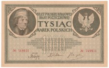 1.000 marek 1919 - bez serii - RZADKOŚĆ