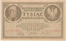 1.000 marek 1919 - 2 x Ser.C - ładny