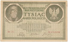 1.000 marek 1919 - Ser ZI - Falsyfikat z epoki (niewyłapany)