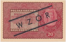 20 marek 1919 - II Serja EO z nadrukiem WZÓR