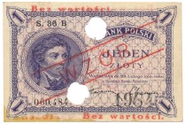 1 złoty 1919 WZÓR S.36 B