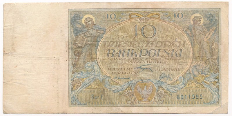 10 złotych 1926 - E - RZADKI i ładny
 Bardzo rzadki banknot, który brakuje w zd...