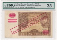 100 złotych 1932(9) - przedruk okupacyjny - CD - PMG 25