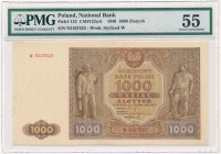 1.000 złotych 1946 - N - PMG 55