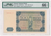 500 złotych 1947 - F - PMG 66 EPQ